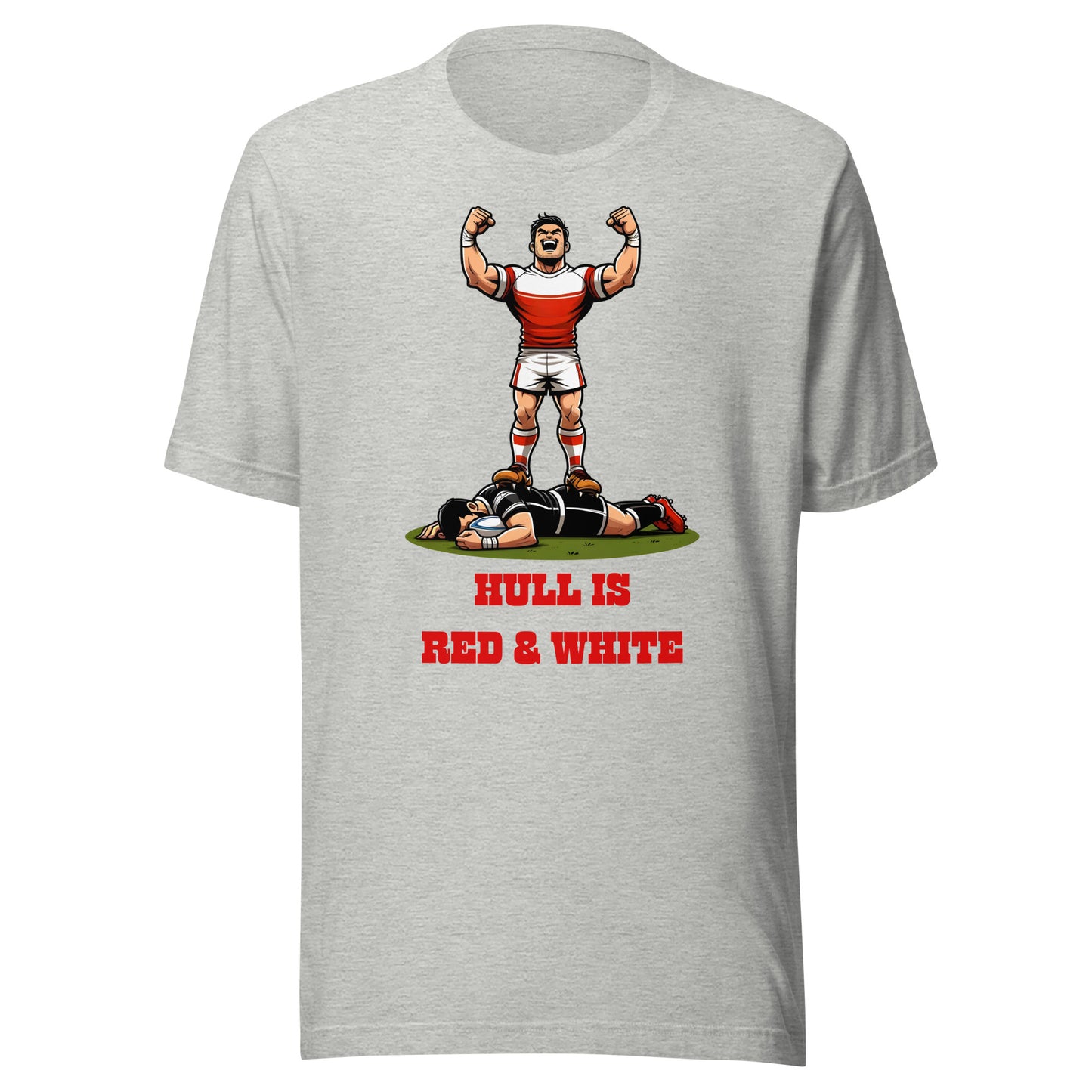 Hull is Red & White Unisex t-shirt