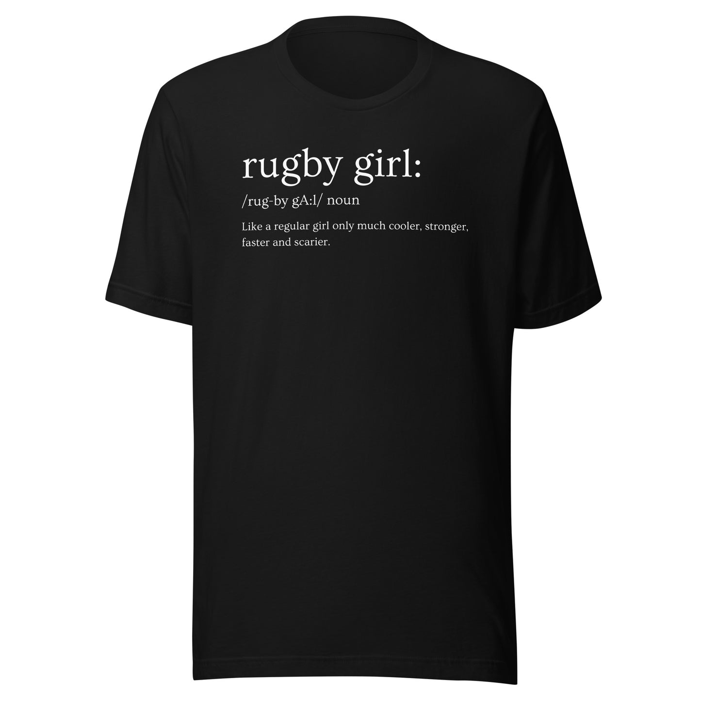 Rugby Girl Noun Unisex t-shirt