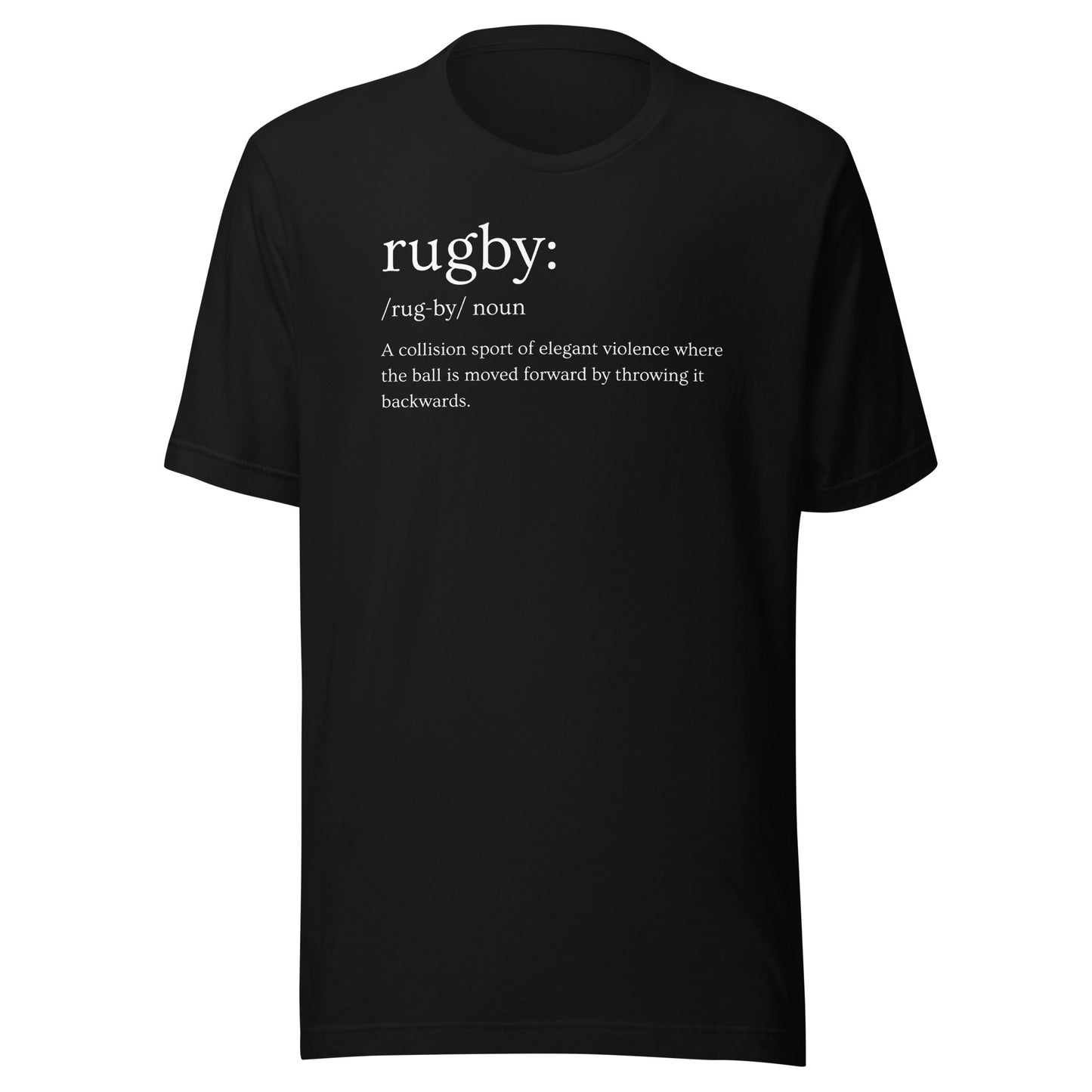 Rugby Noun Unisex t-shirt