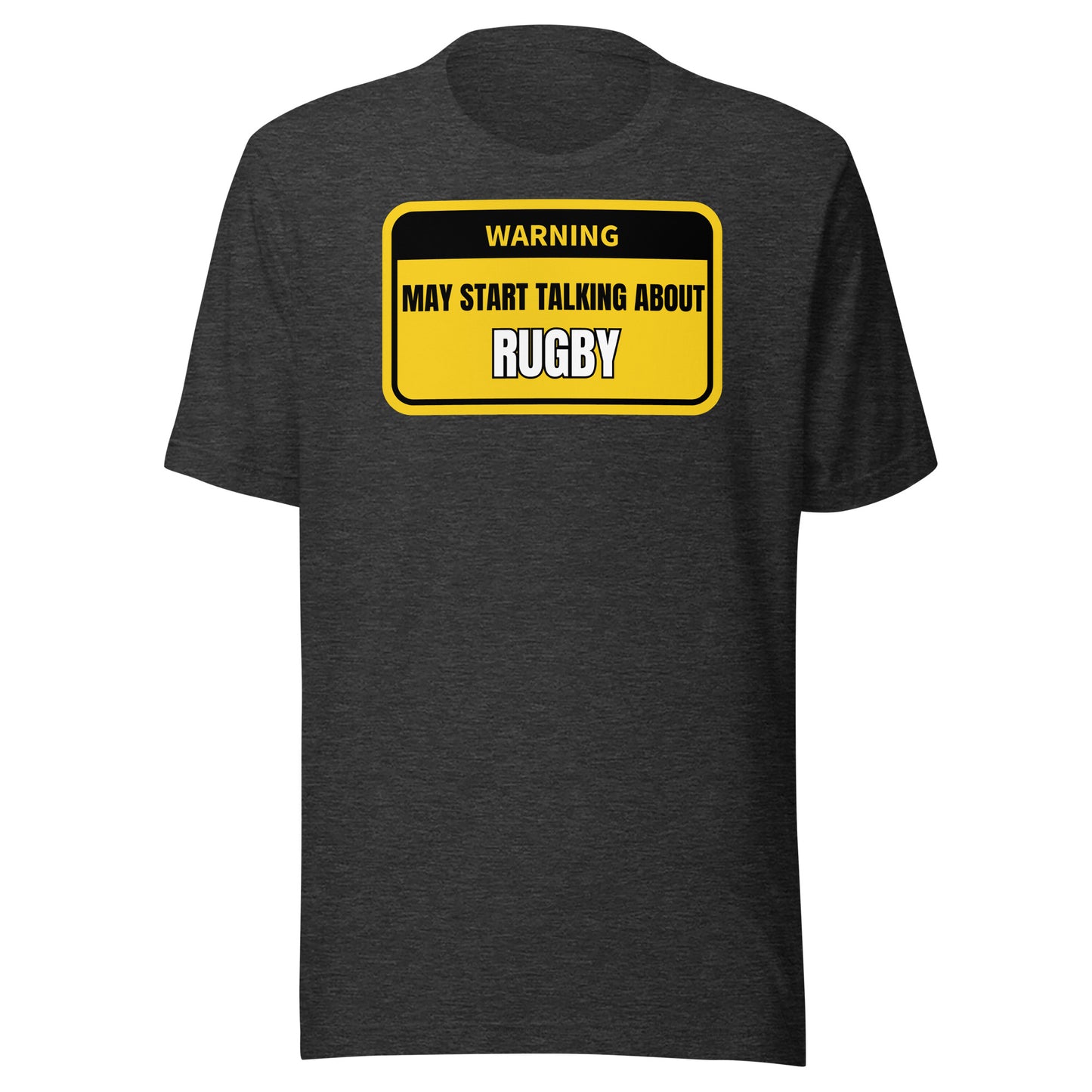 Warning Talking Rugby Unisex t-shirt