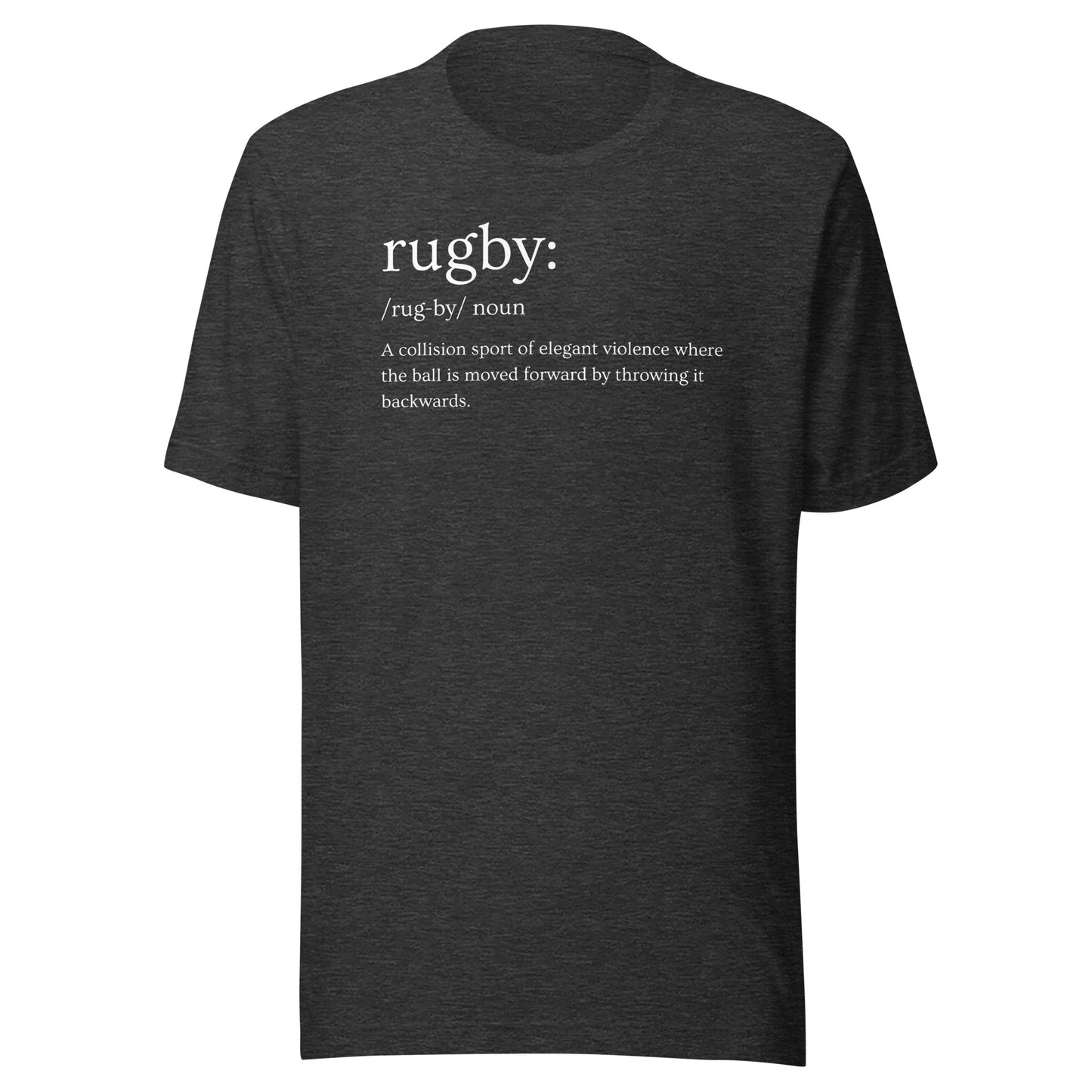 Rugby Noun Unisex t-shirt