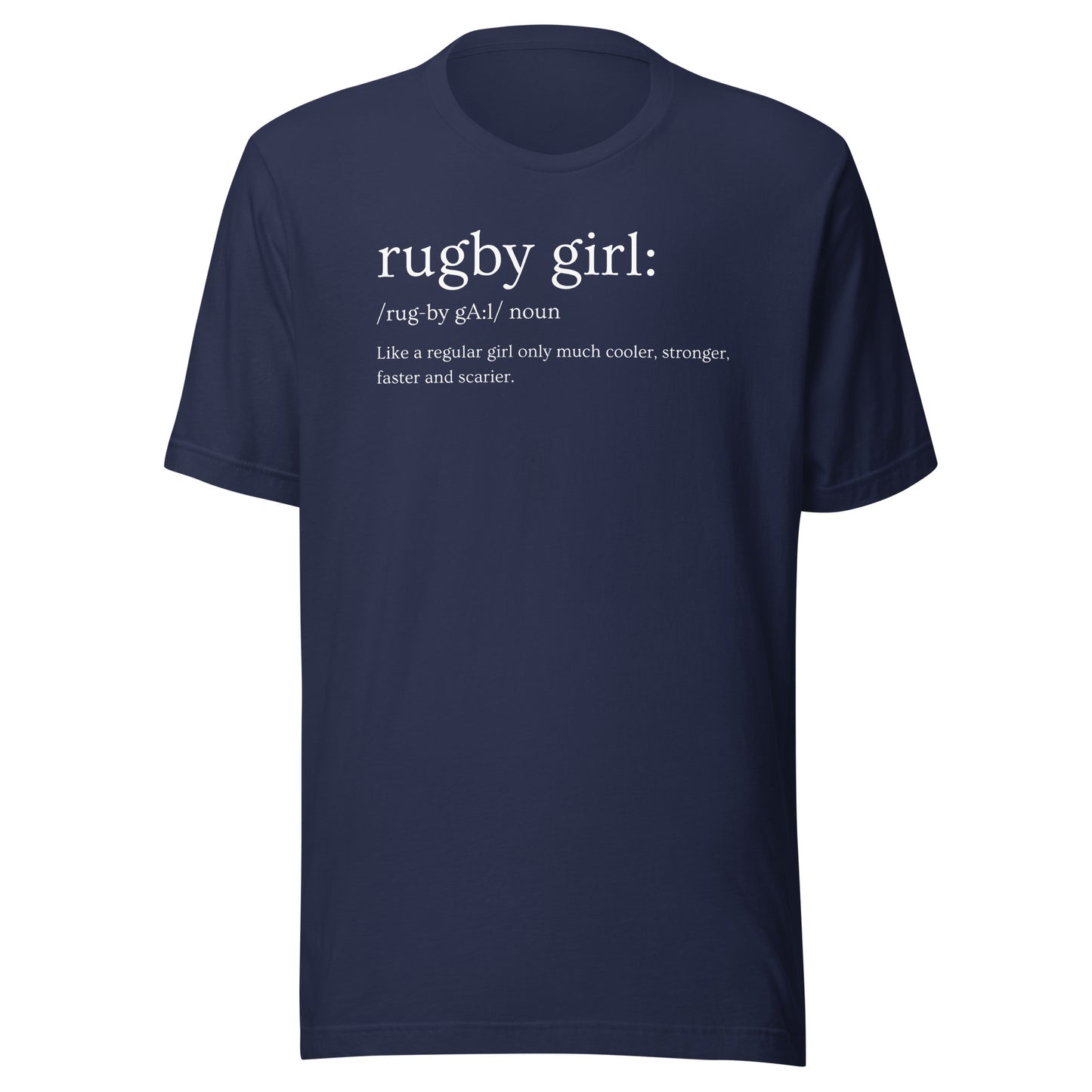Rugby Girl Noun Unisex t-shirt