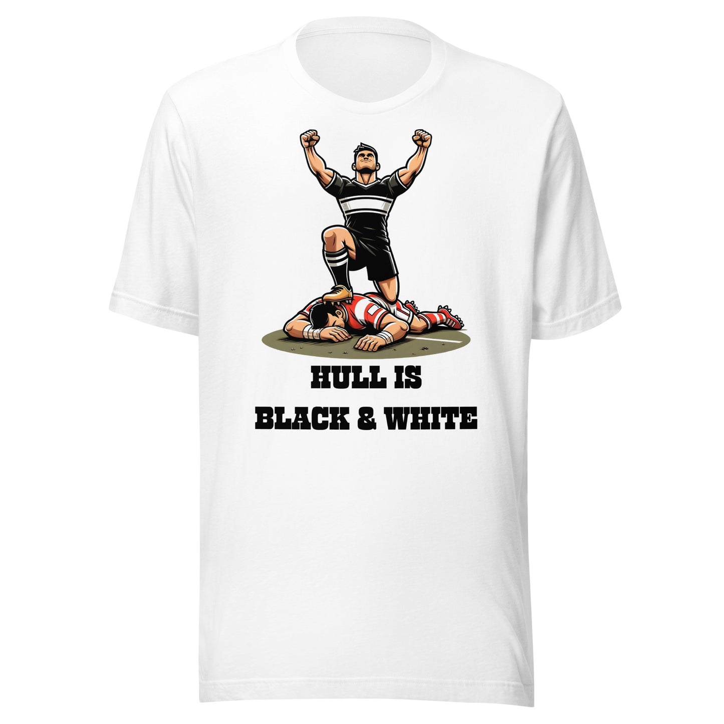 Hull is Black & White Unisex t-shirt